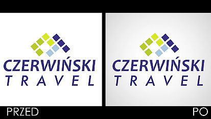 Czerwiński Travel - animowane logo